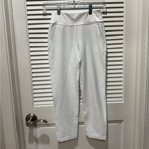 Girls White Puma Golf Pants - New Size M